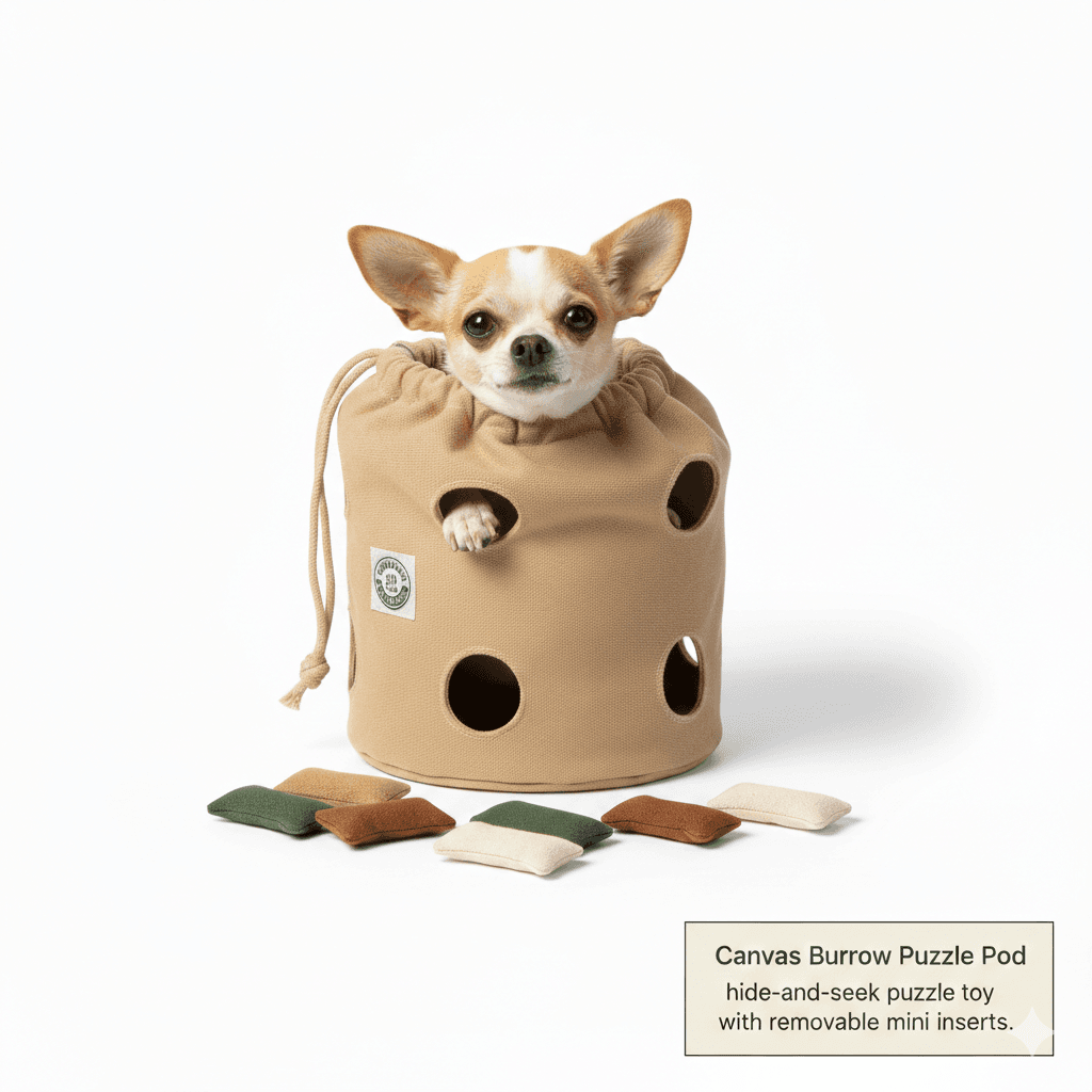Canvas Burrow Puzzle Pod